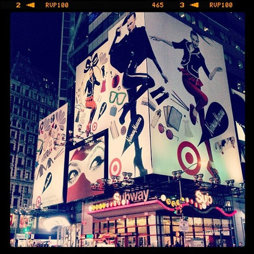 House of Harlot Latex on a HUGE Times Square Billboard & Advertising Campaign!