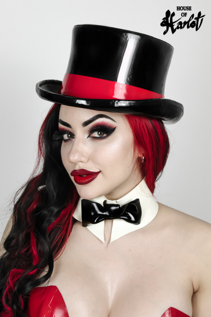 TOPPER LATEX TOP HAT - House of Harlot 