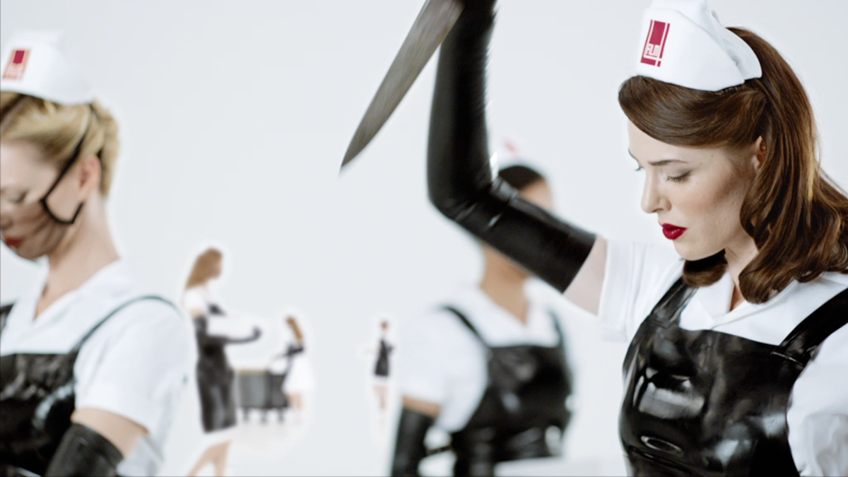 House of Harlot Rubber Aprons for Film 4 FRIGHTFEST 2012!