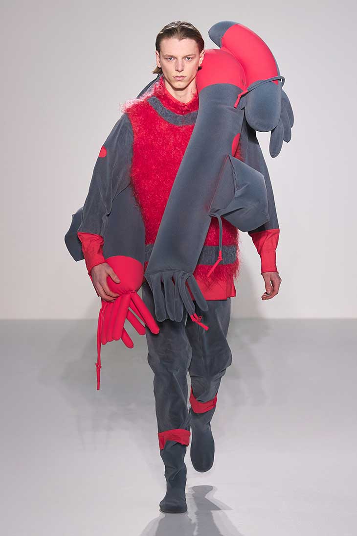 Custom Latex Work for Craig Green AW 2022 Menswear Collection