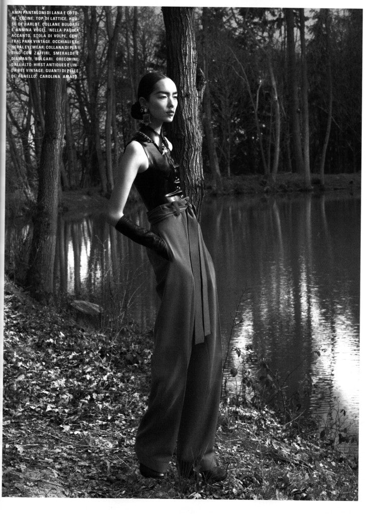 Vogue Italia June 2015 featuring the fabulous House of Harlot LANA Blouse!