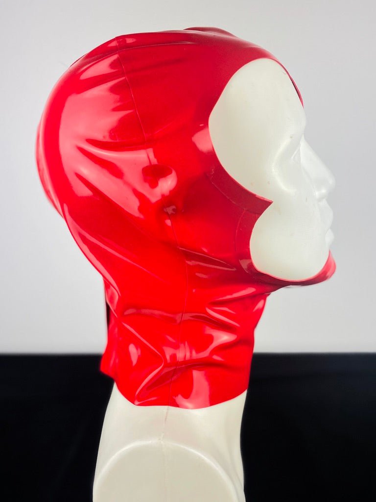 S- CUSTOM RED REMI OPEN FACE HOOD - SAMPLE CLEARANCE