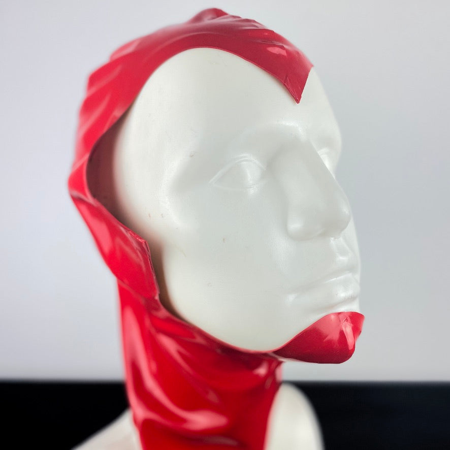S- CUSTOM RED REMI OPEN FACE HOOD - SAMPLE CLEARANCE