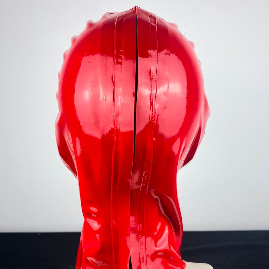 S- CUSTOM RED REMI OPEN FACE HOOD - SAMPLE CLEARANCE