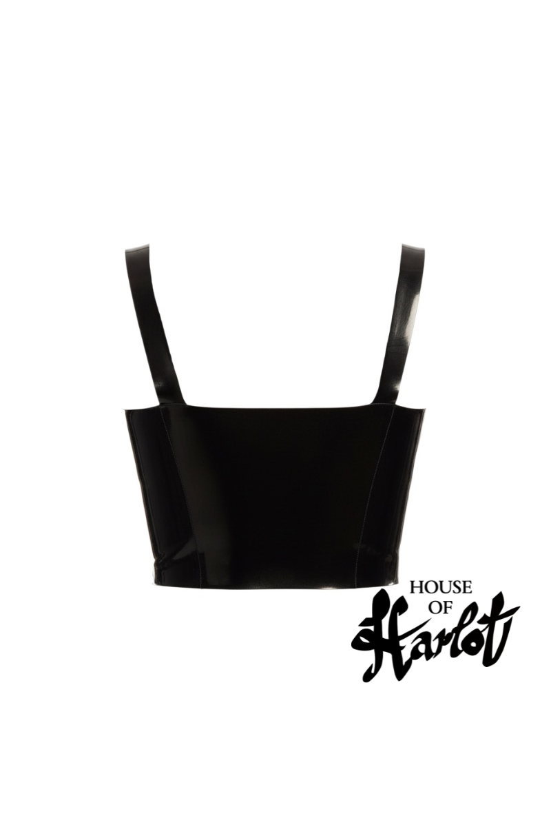 CYNTHIA LACED FRONT BUSTIER TOP