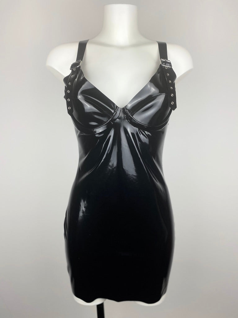 L - BLACK AIMEE DRESS - SAMPLE CLEARANCE