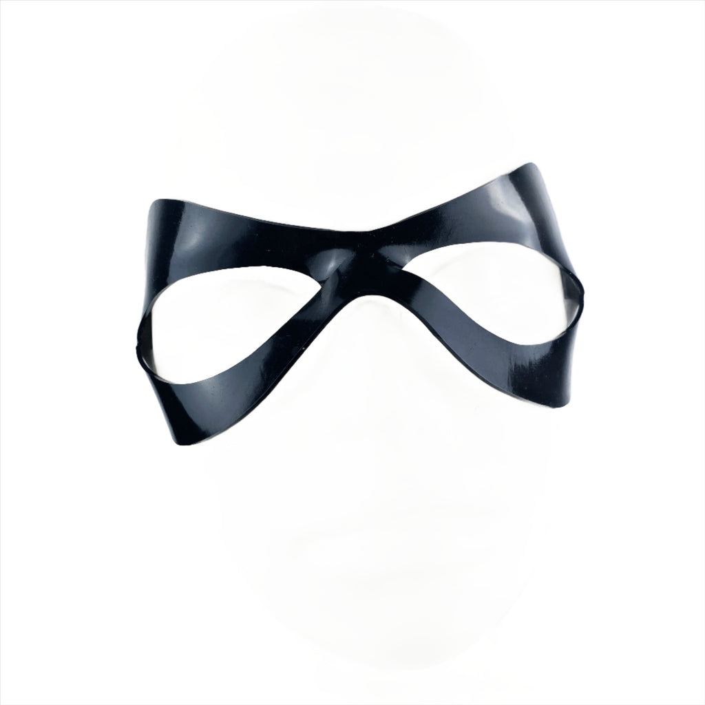 (52-54cm) - BLACK ELENA EYE MASK - SAMPLE CLEARANCE