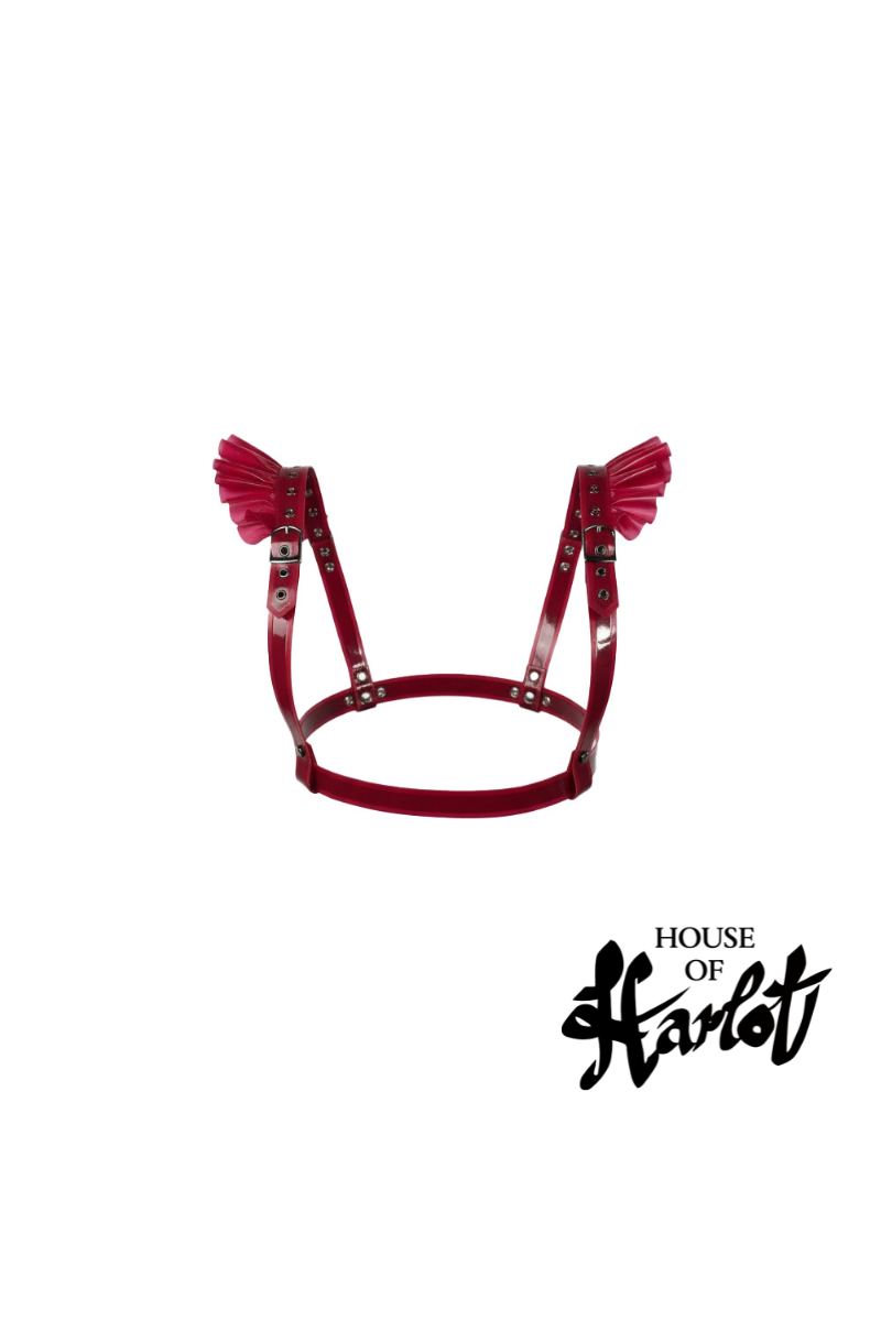 NOELLE FRILLED CHEST HARNESS